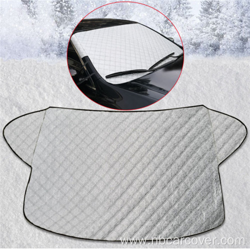 PE foam foldable snow off car windshield cover